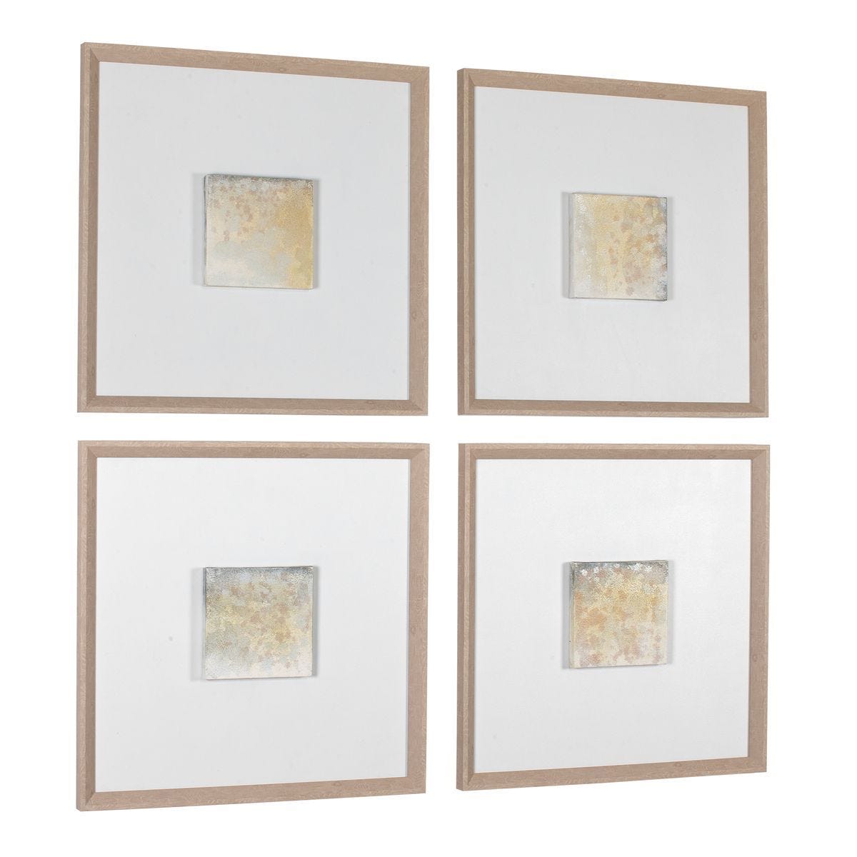 Now & Then Hand Painted Canvases, S/4 – Art by Uttermost | Sutter & Vale