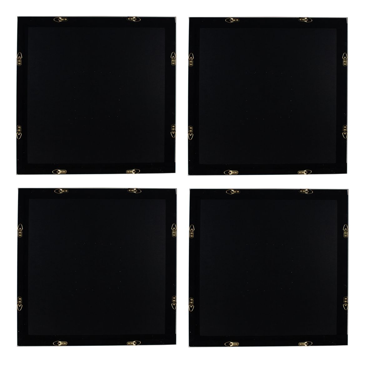 Now & Then Hand Painted Canvases, S/4
