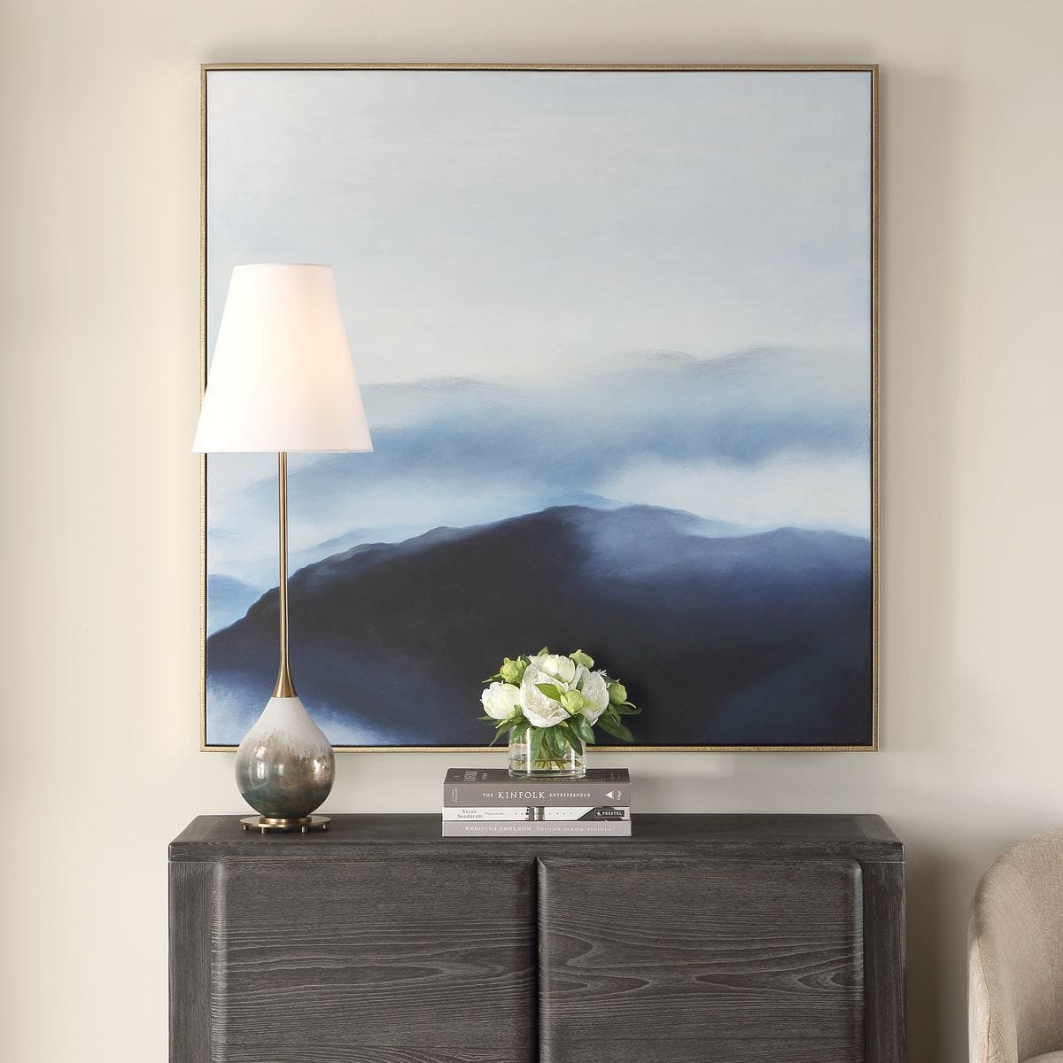 Cold Shoulder Hand Painted Canvas – Art by Uttermost | Sutter & Vale