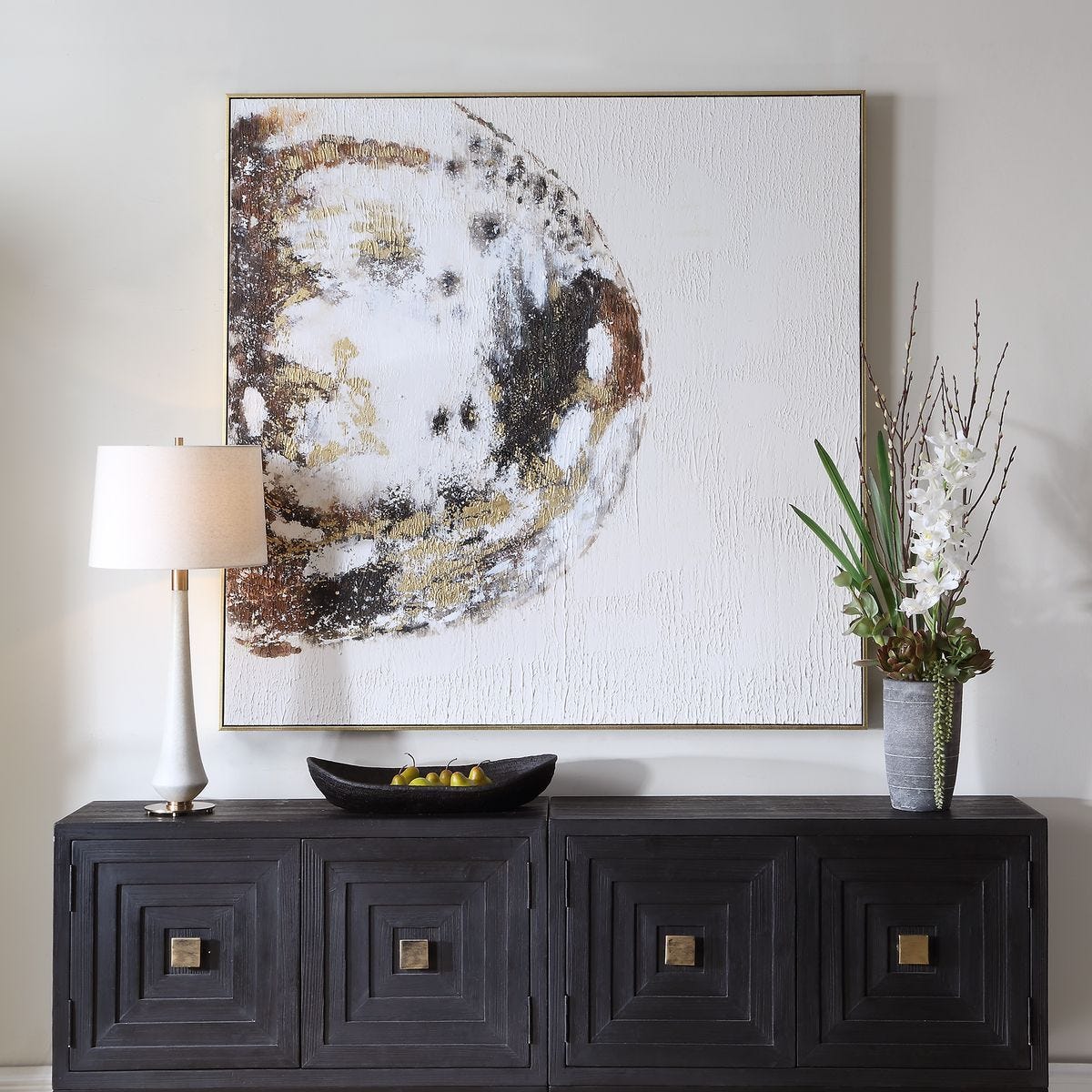Moon Landing Hand Painted Canvas – Art by Uttermost | Sutter & Vale