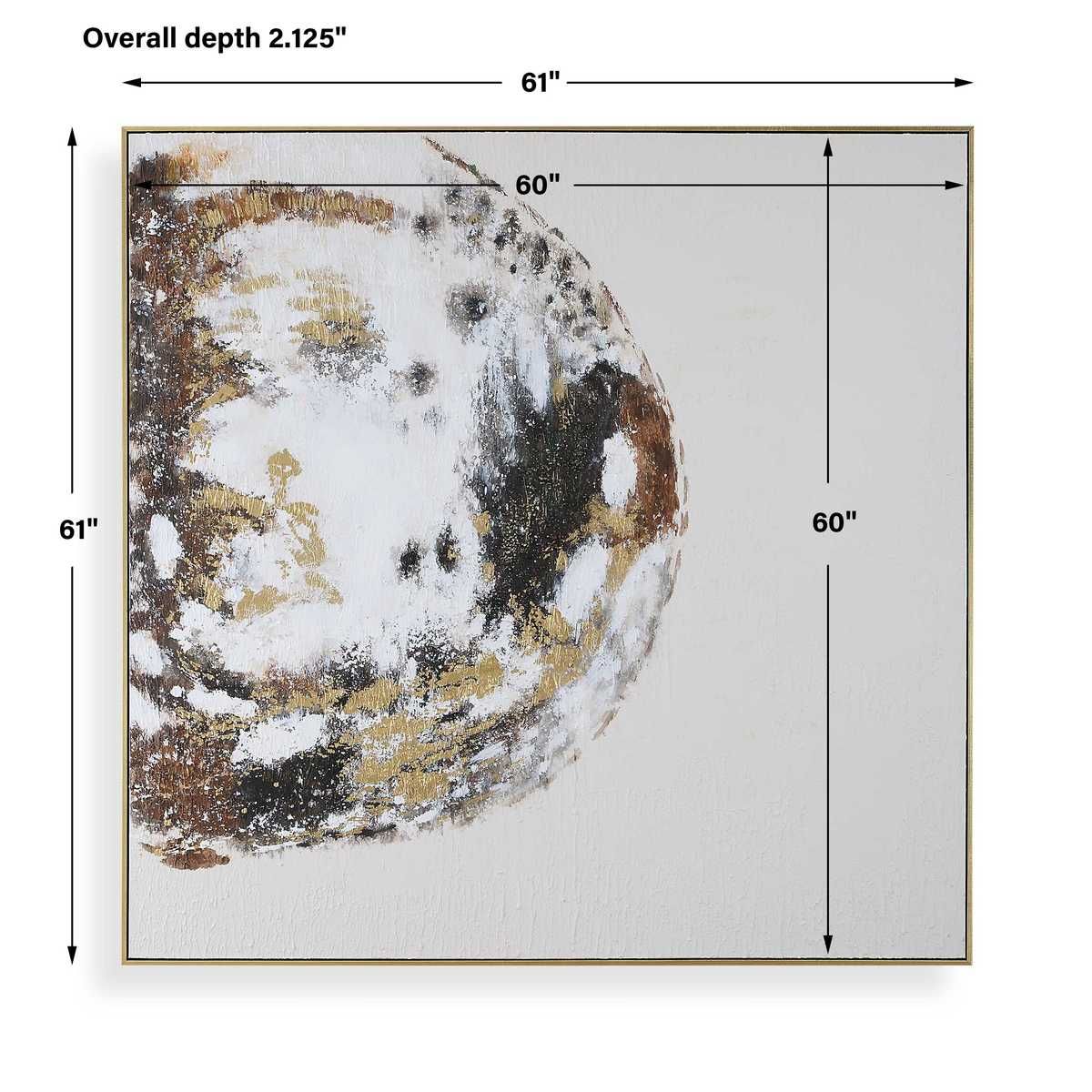 Moon Landing Hand Painted Canvas – Art by Uttermost | Sutter & Vale