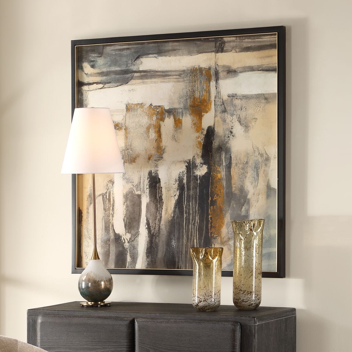Landslide Framed Print