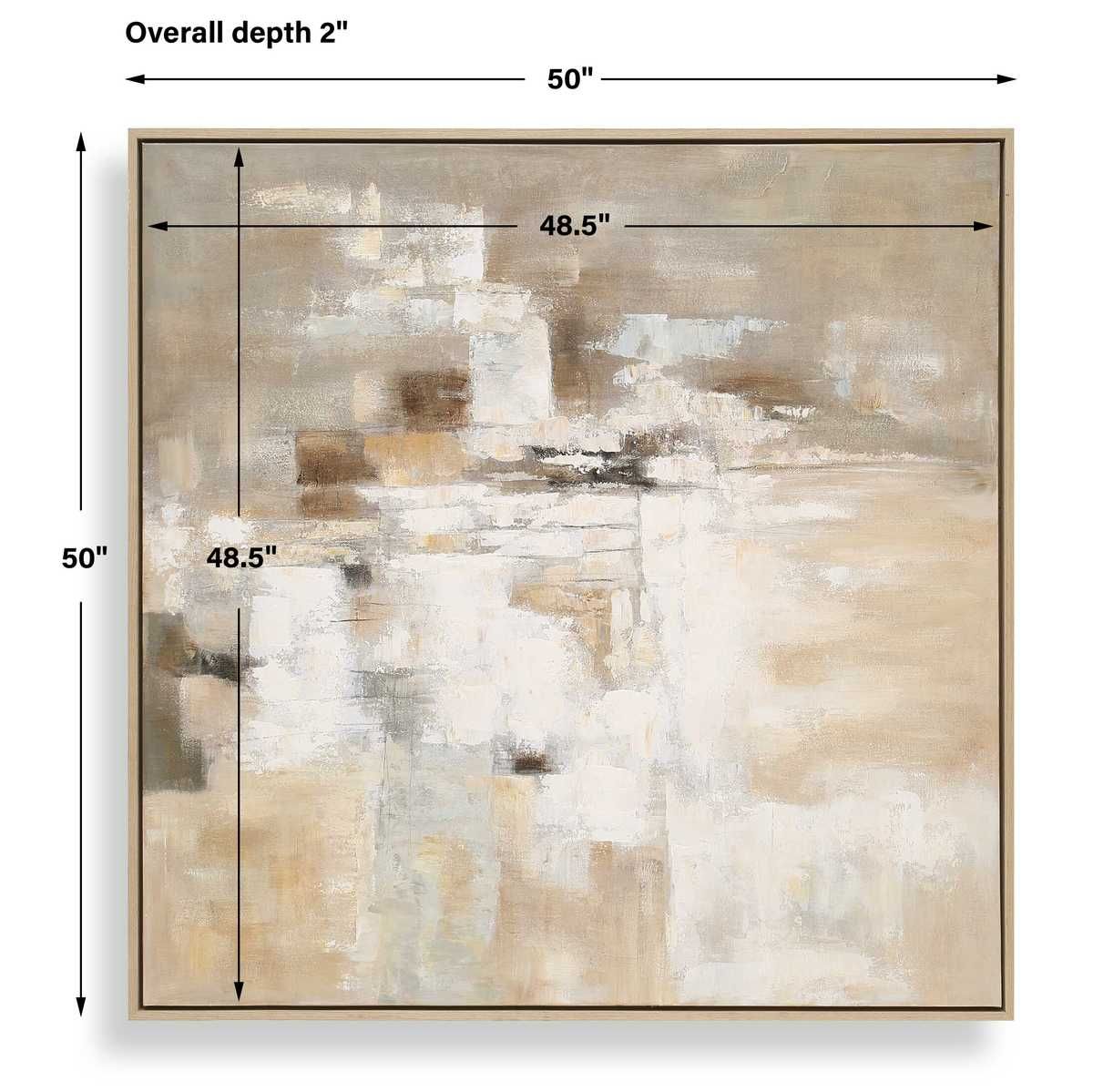 Time to Time Hand Painted Canvas – Art by Uttermost | Sutter & Vale