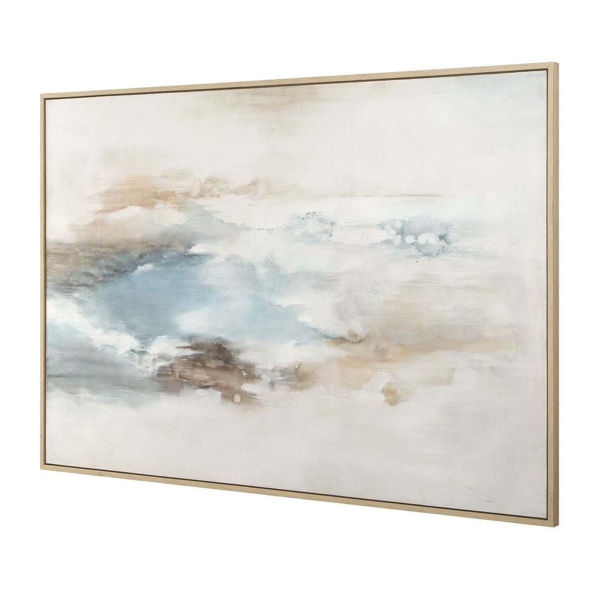 Chasing Blue Hand Painted Canvas – Art by Uttermost | Sutter & Vale