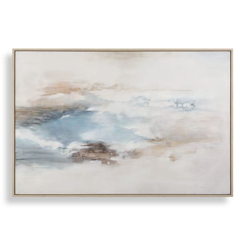 Chasing Blue Hand Painted Canvas