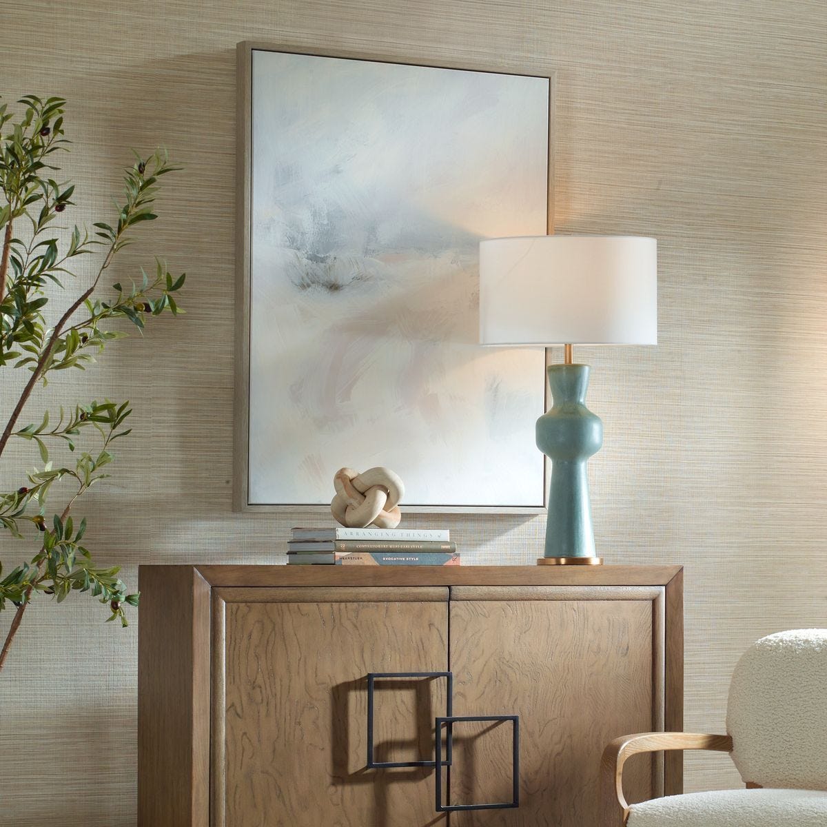 Simple Serenity Framed Canvas – Art by Uttermost | Sutter & Vale