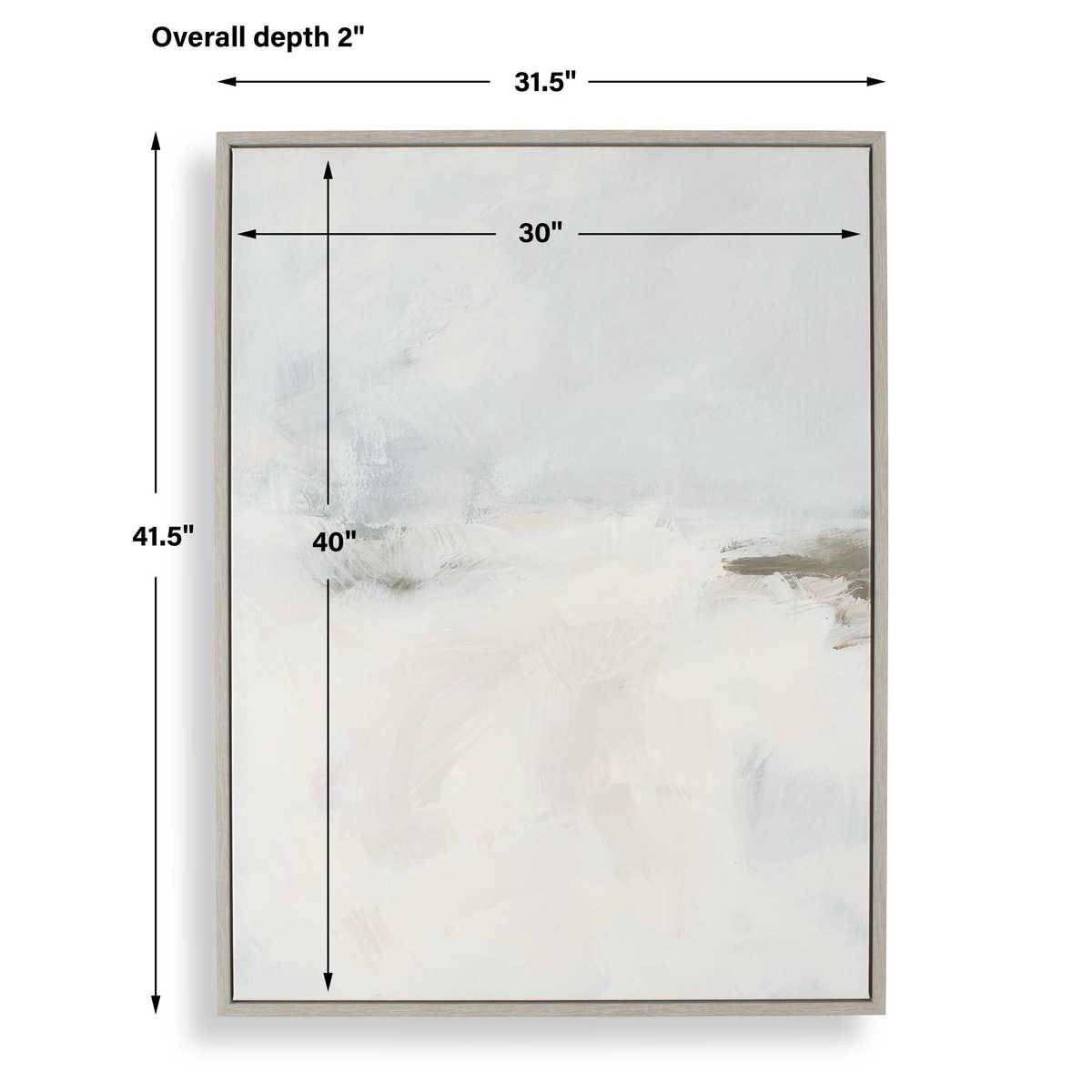 Simple Serenity Framed Canvas