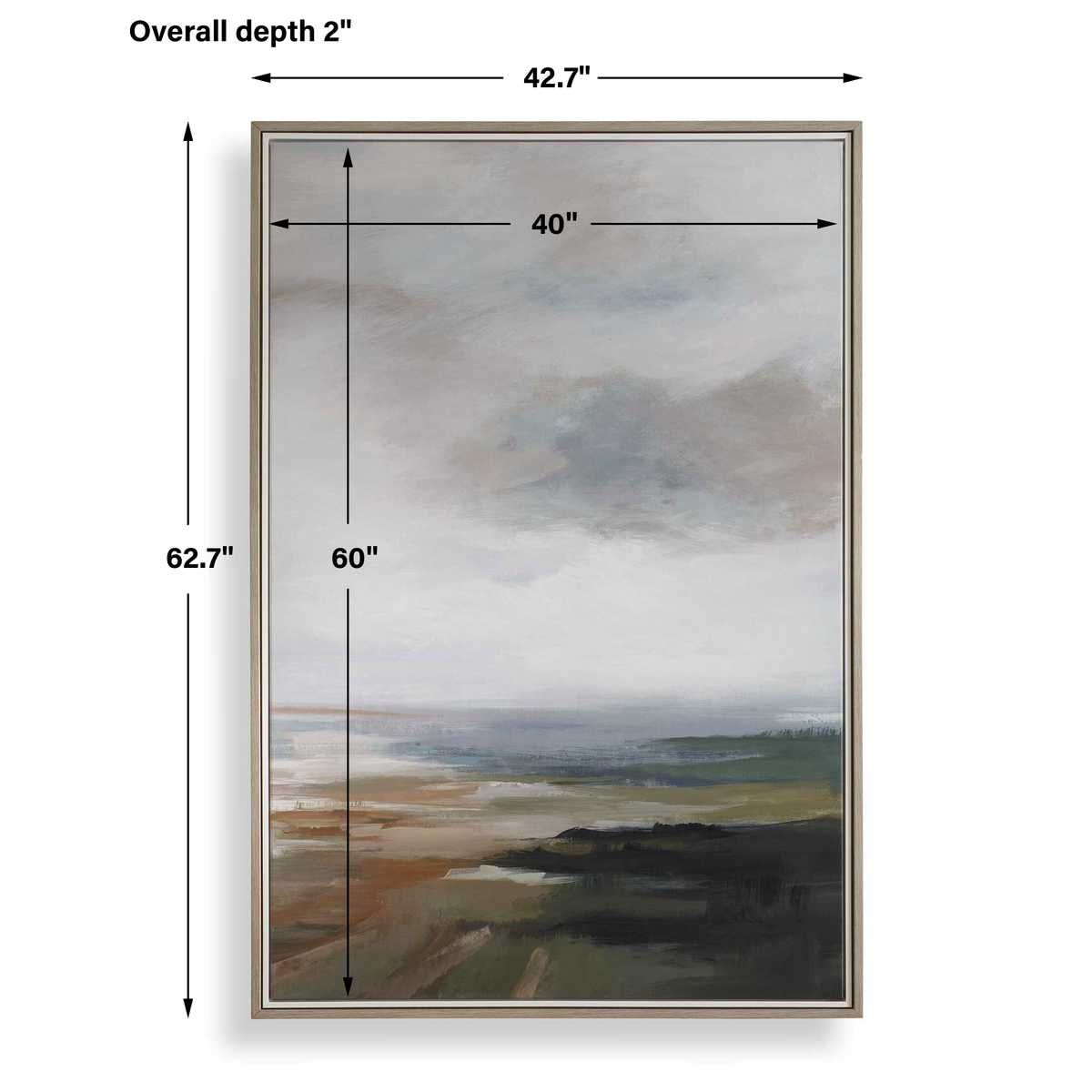 Lowlands Framed Canvas – Art by Uttermost | Sutter & Vale