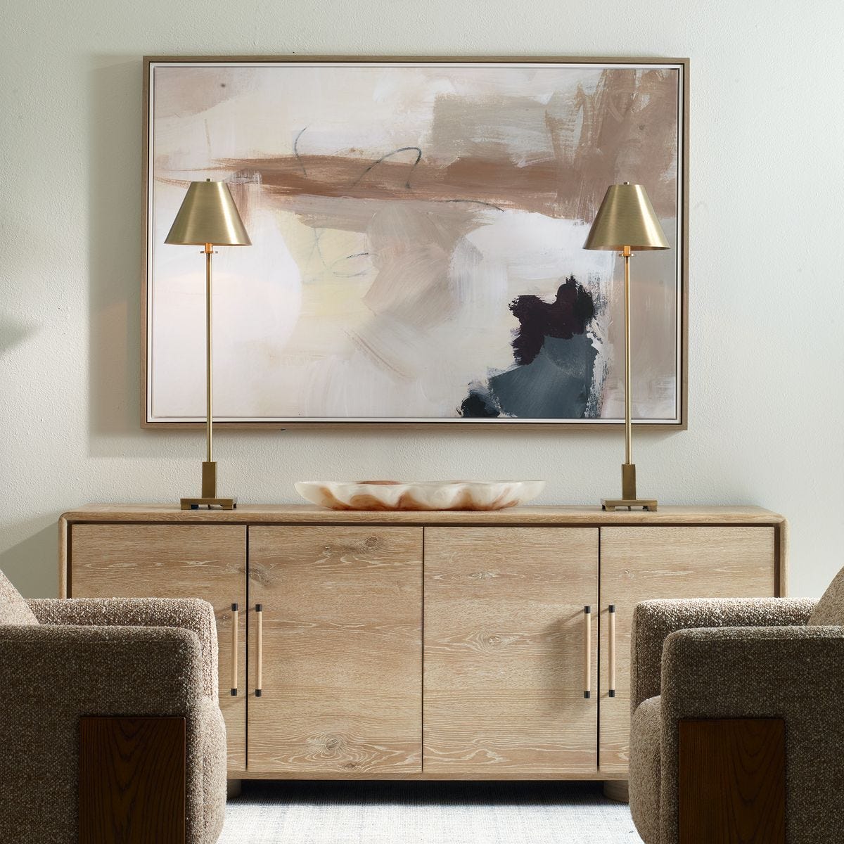 Bluster Framed Canvas – Art by Uttermost | Sutter & Vale