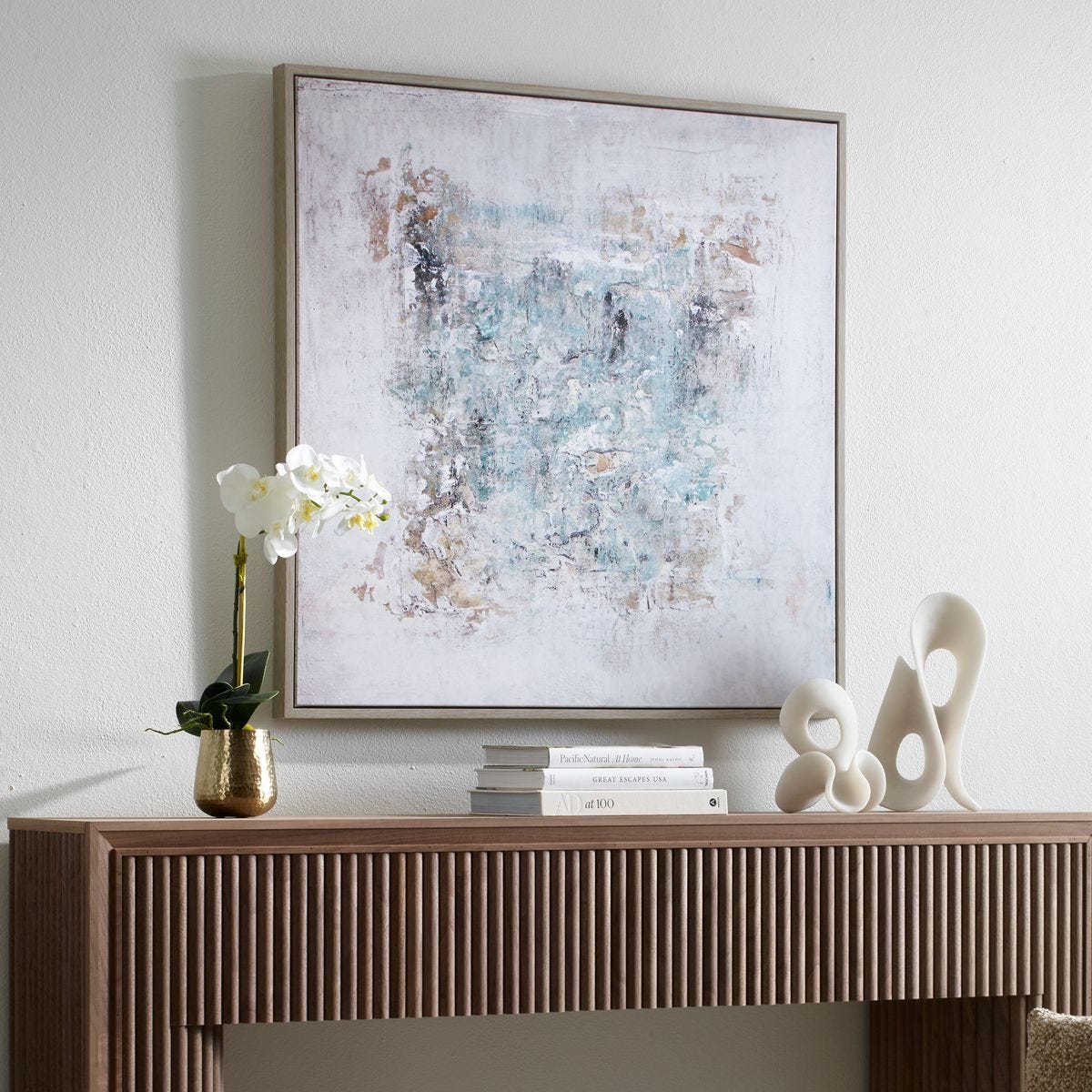 Find Me Here Framed Canvas