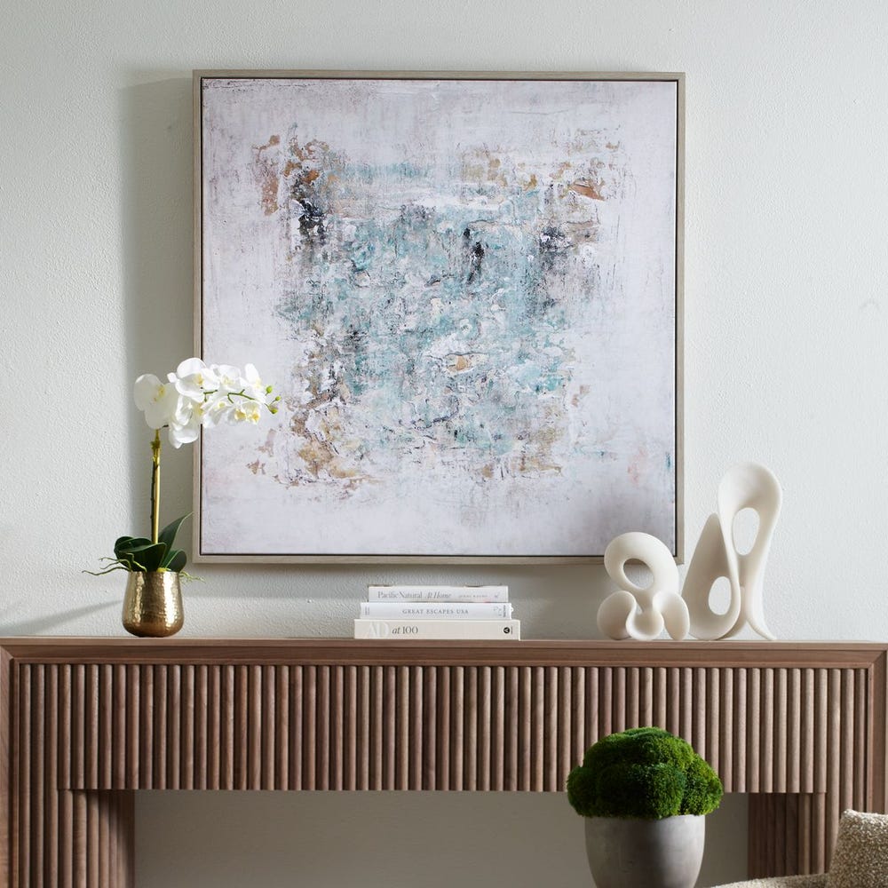Find Me Here Framed Canvas
