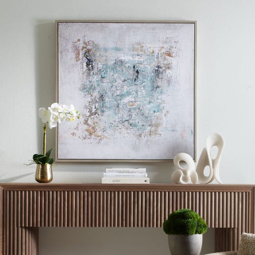 Find Me Here Framed Canvas