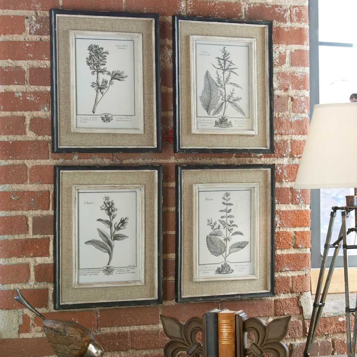 Casual Grey Study Framed Prints, S/4 – Art by Uttermost | Sutter & Vale