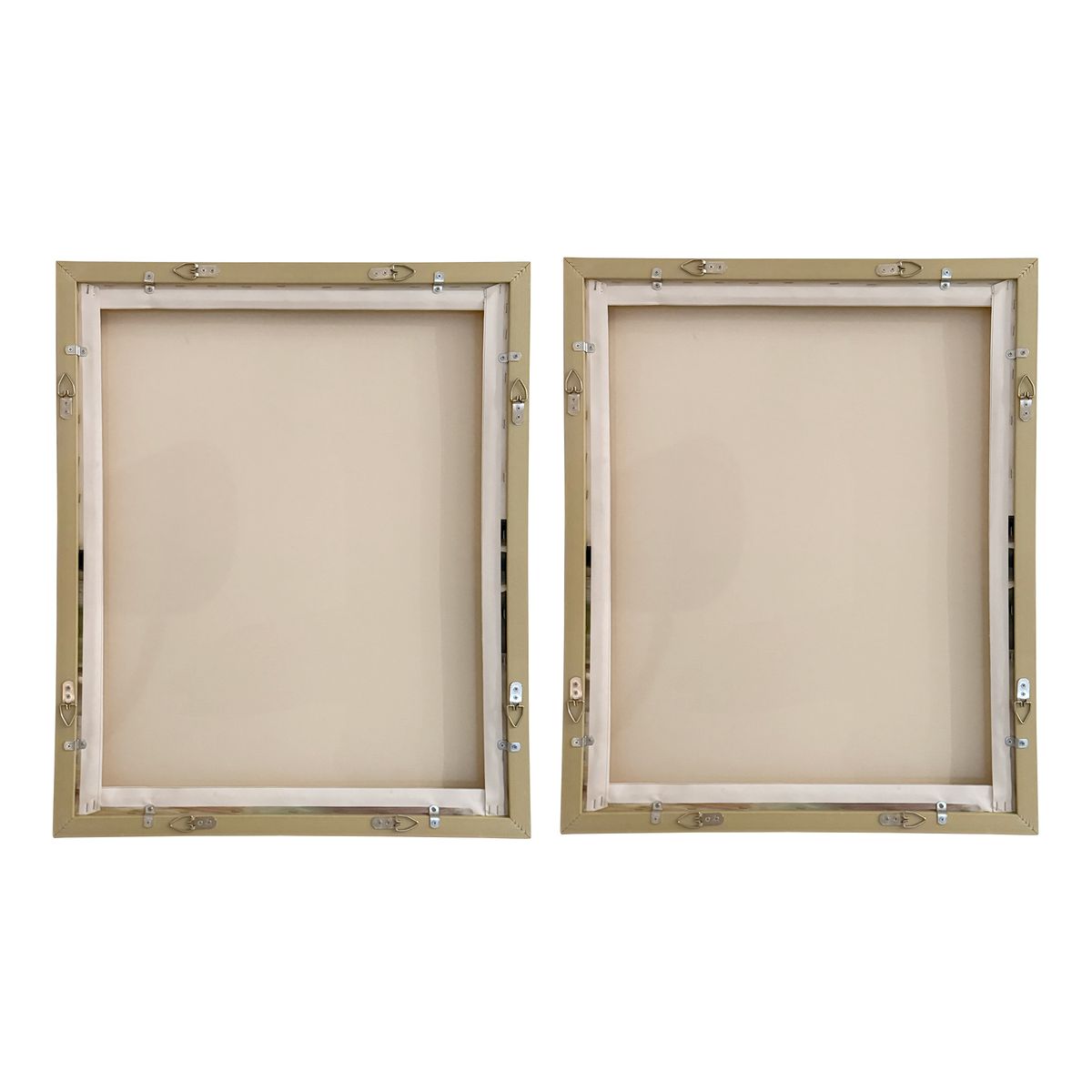 Just Peaking Framed Canvases, S/2