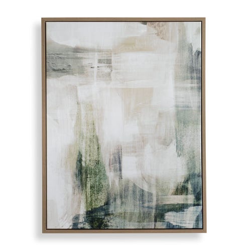Subliminal Drift Framed Canvas