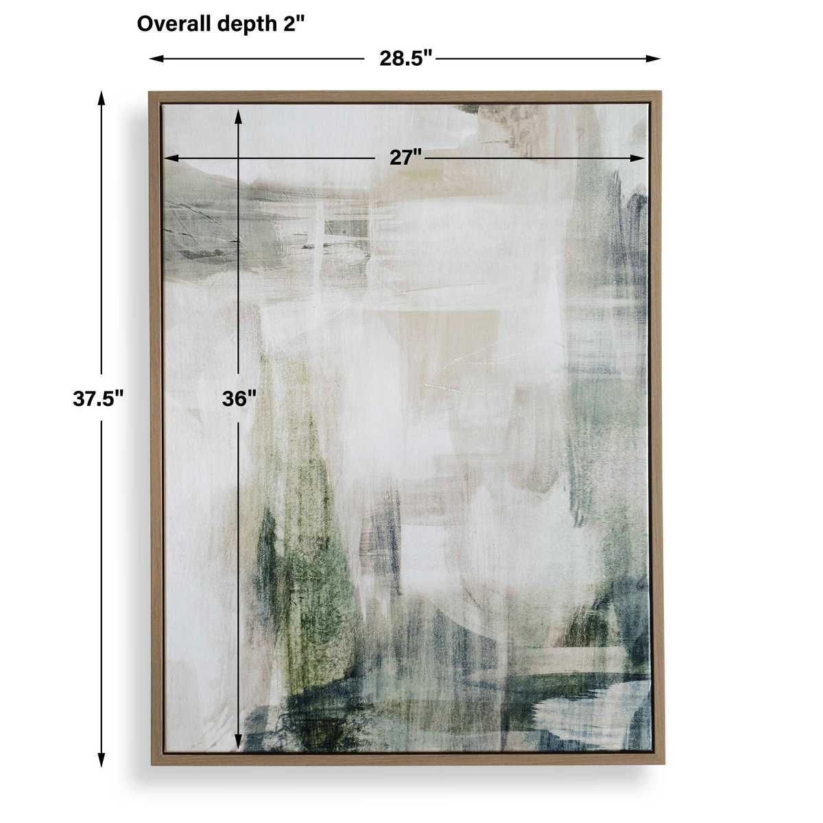 Subliminal Drift Framed Canvas – Art by Uttermost | Sutter & Vale