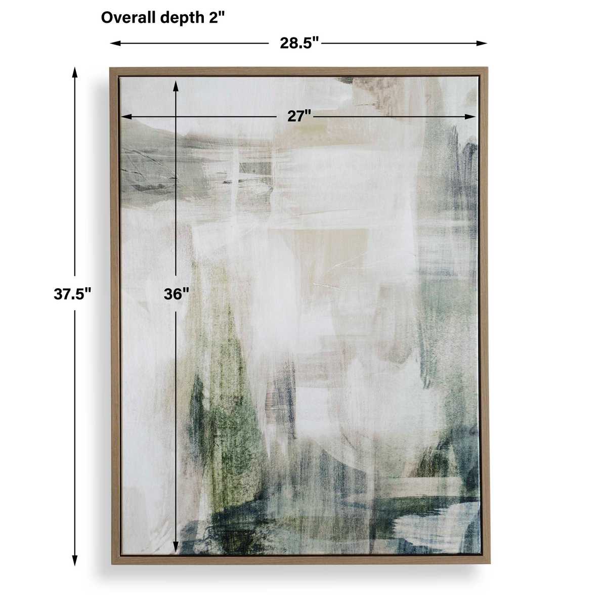 Subliminal Drift Framed Canvas