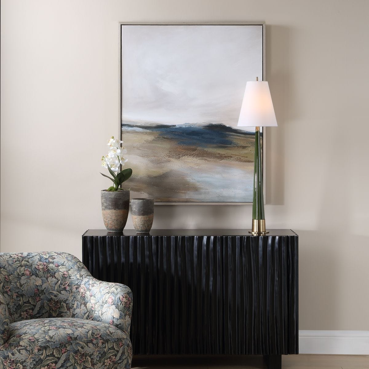 Prairie's Edge Hand Painted Canvas – Art by Uttermost | Sutter & Vale
