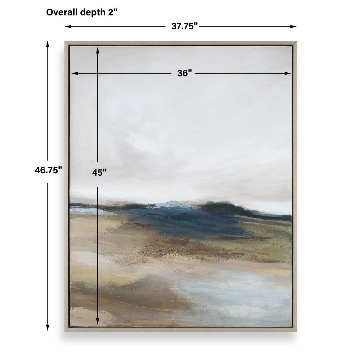 Prairie's Edge Hand Painted Canvas