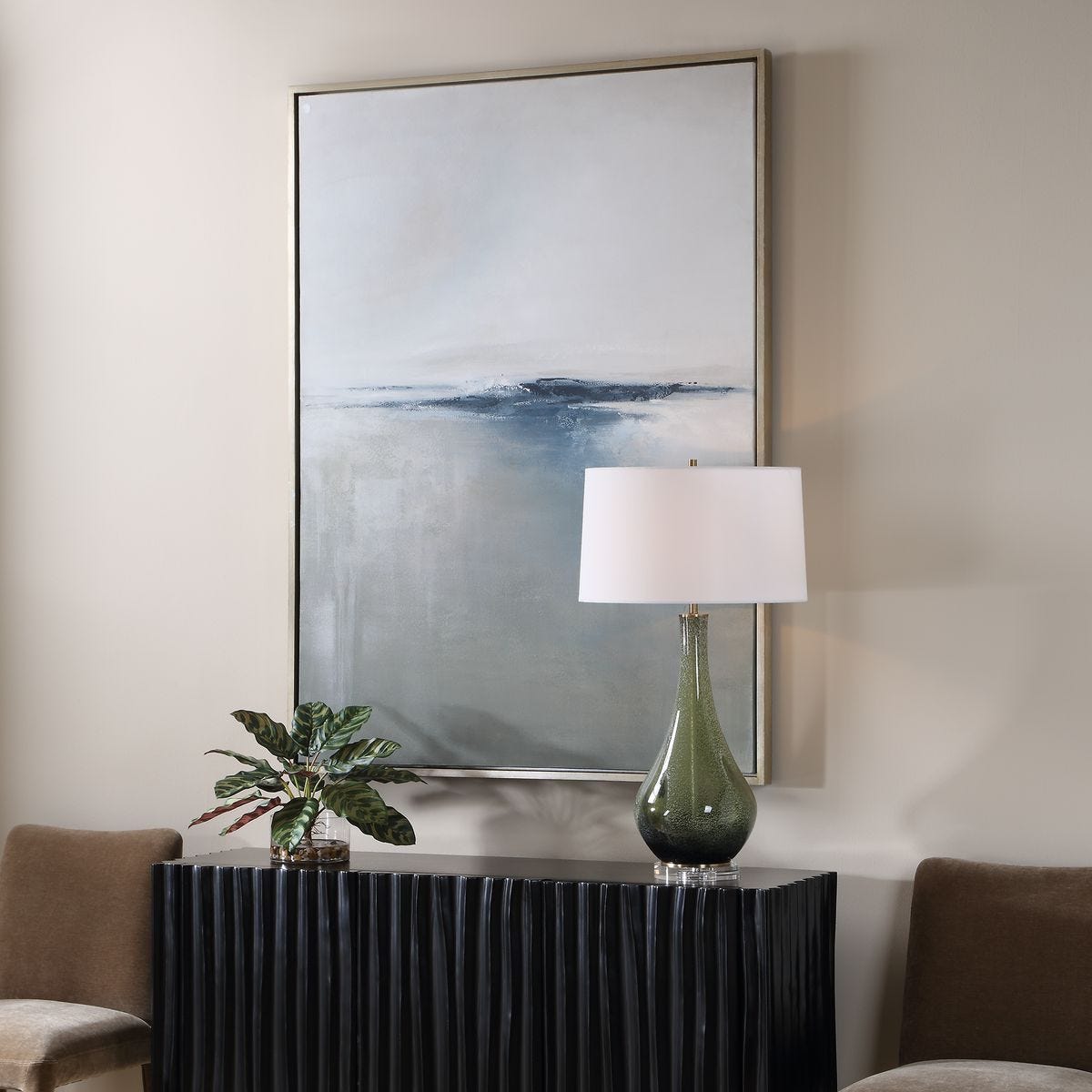 Above the Waterline Hand Painted Canvas – Art by Uttermost | Sutter & Vale