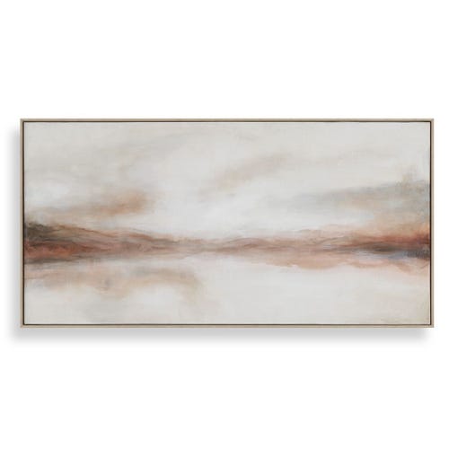 Haze in the Horizon Hand Painted Canvas
