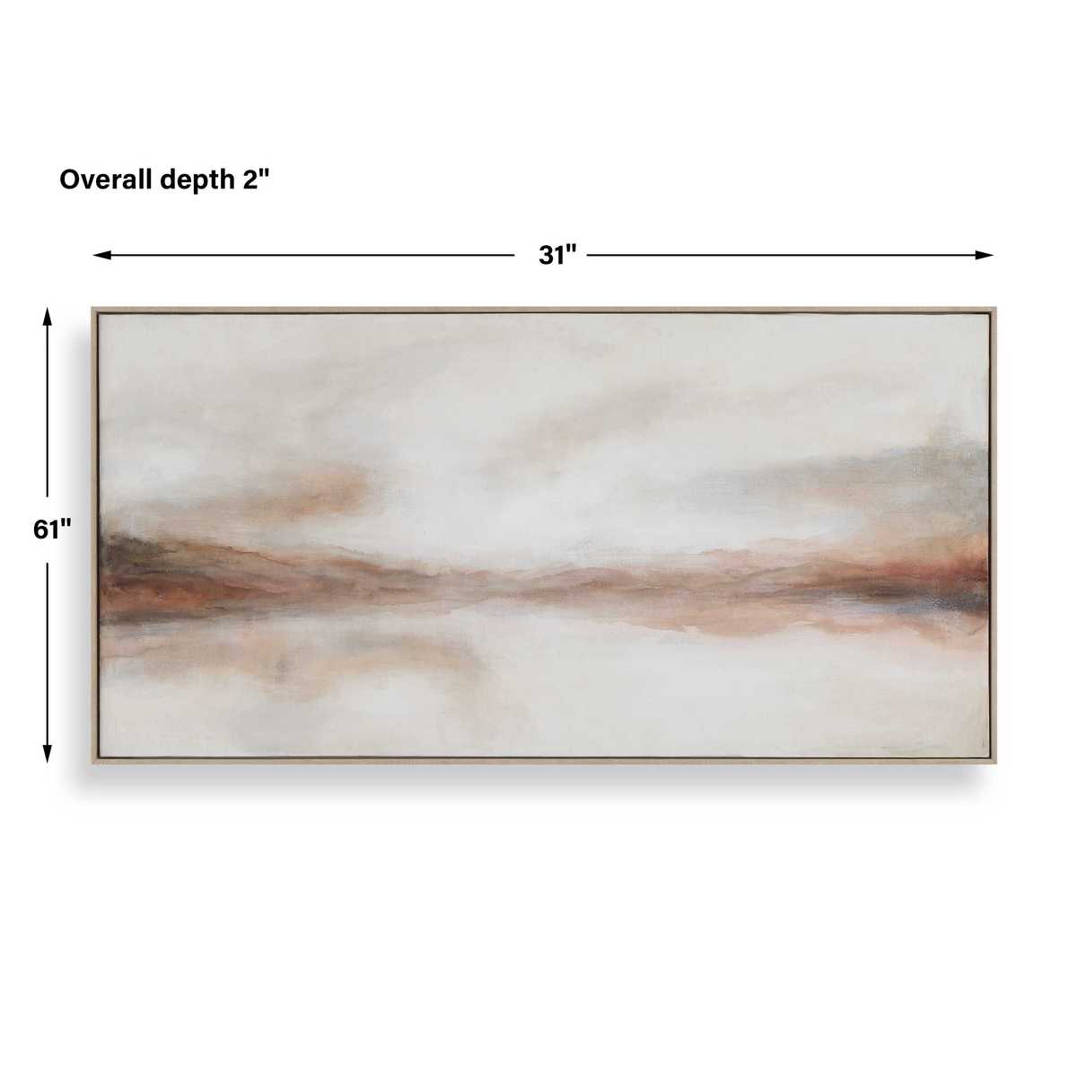 Haze in the Horizon Hand Painted Canvas