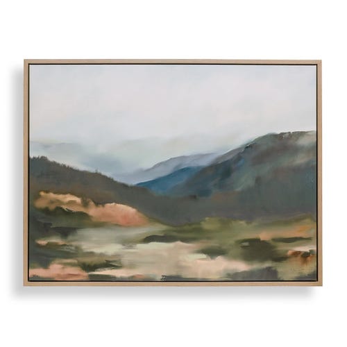 Fading Memory Framed Canvas
