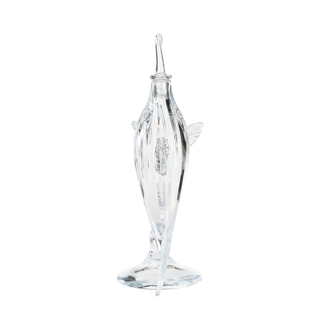 Hand Blown Fish Decanter
