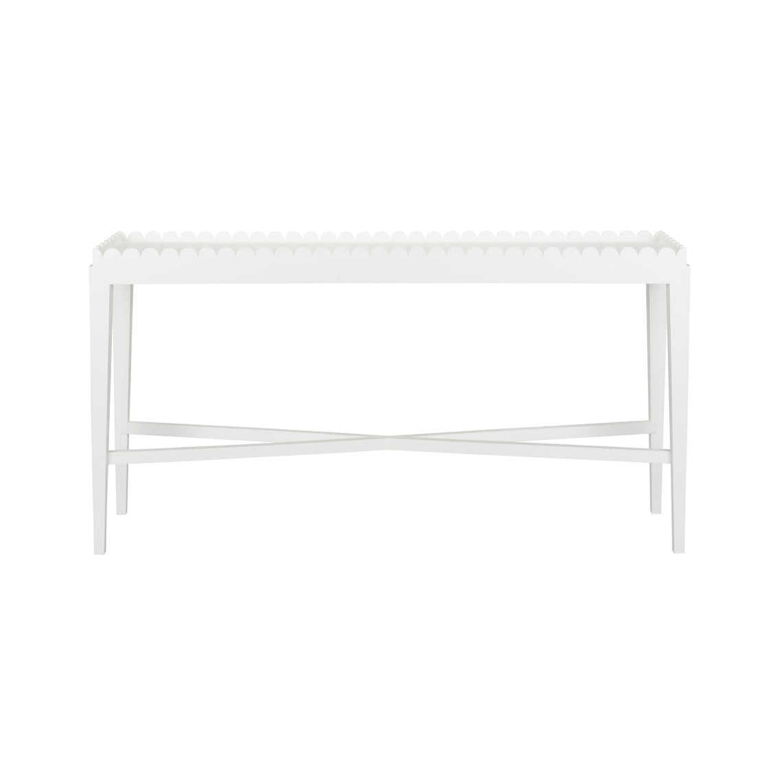 Scallop Console Table
