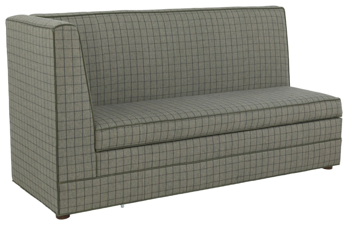 Palisades 72" Leather Armless Storage Banquette with Left Corner (L-3300-23) - Fairfield Chair