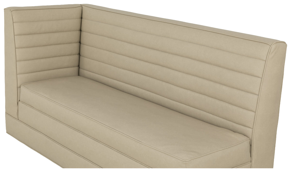 Palisades 72" Armless Storage Banquette with Left Corner (3301-23) - Fairfield Chair