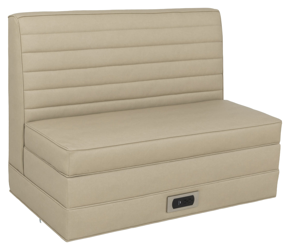 Palisades 48" Leather Armless Storage Banquette (L-3301-48) - Fairfield Chair
