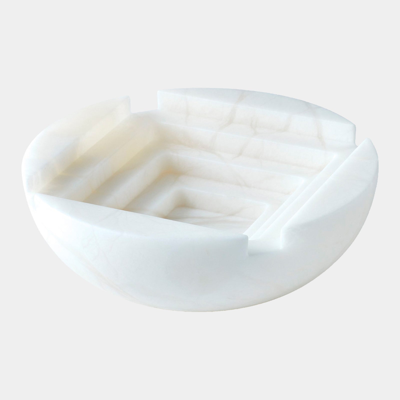Stepwell Bowl-Alabaster
