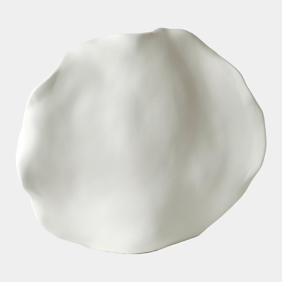 Kelp Vase-Matte White-Low