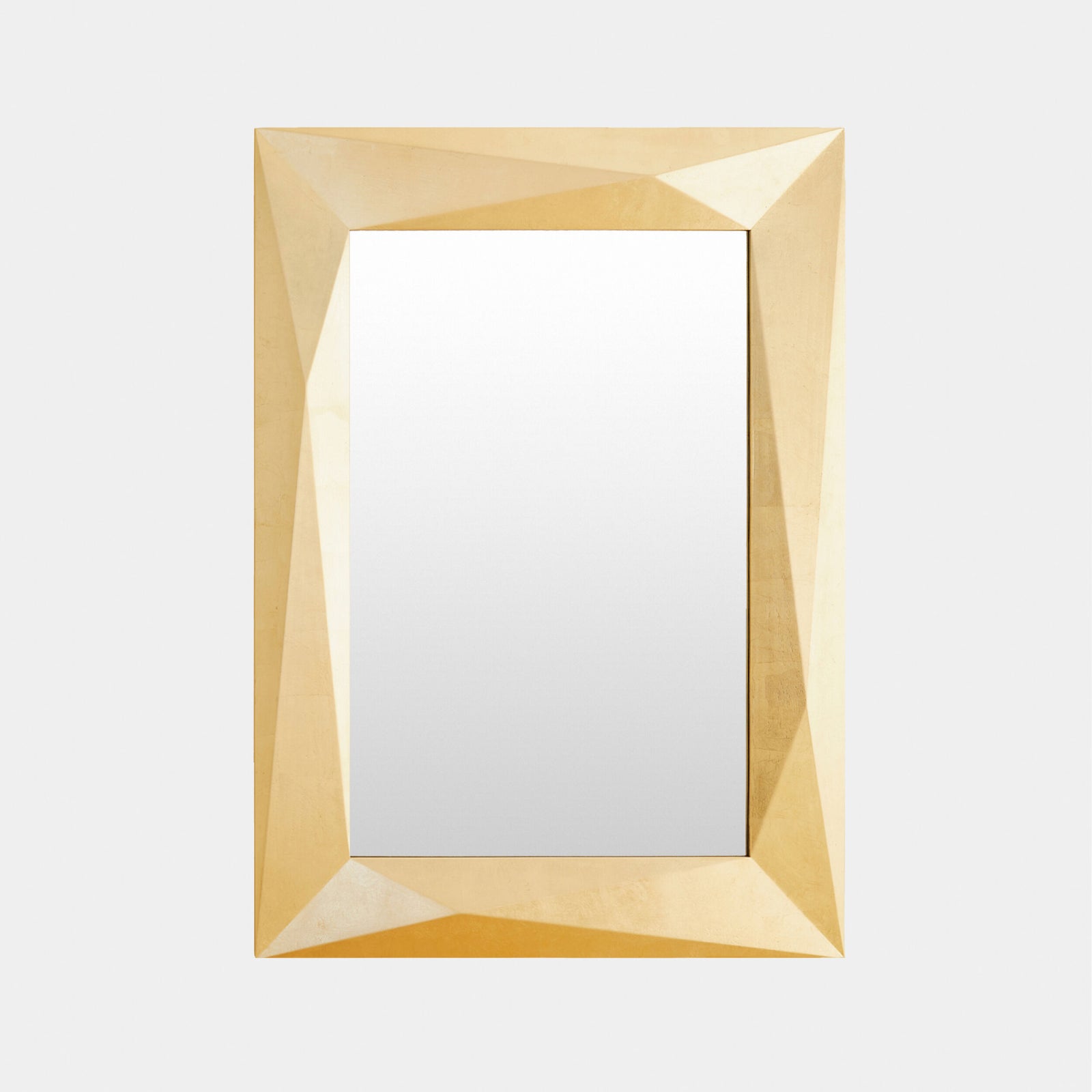 Angular Mirror-Gold Leaf