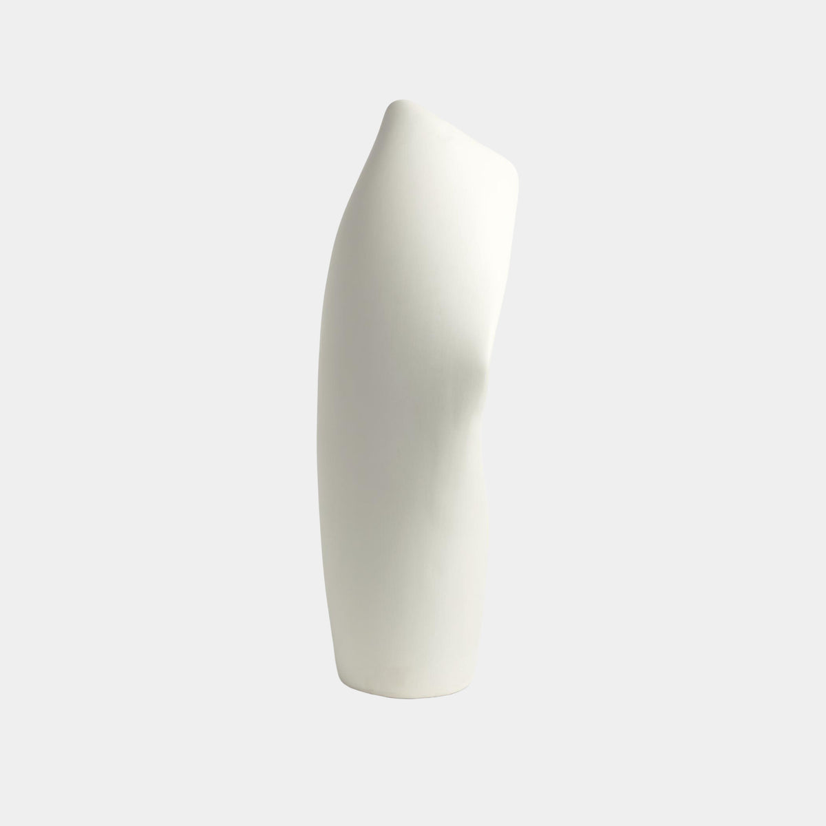 Cowl Lamp-White w/Silver Leaf-Lg