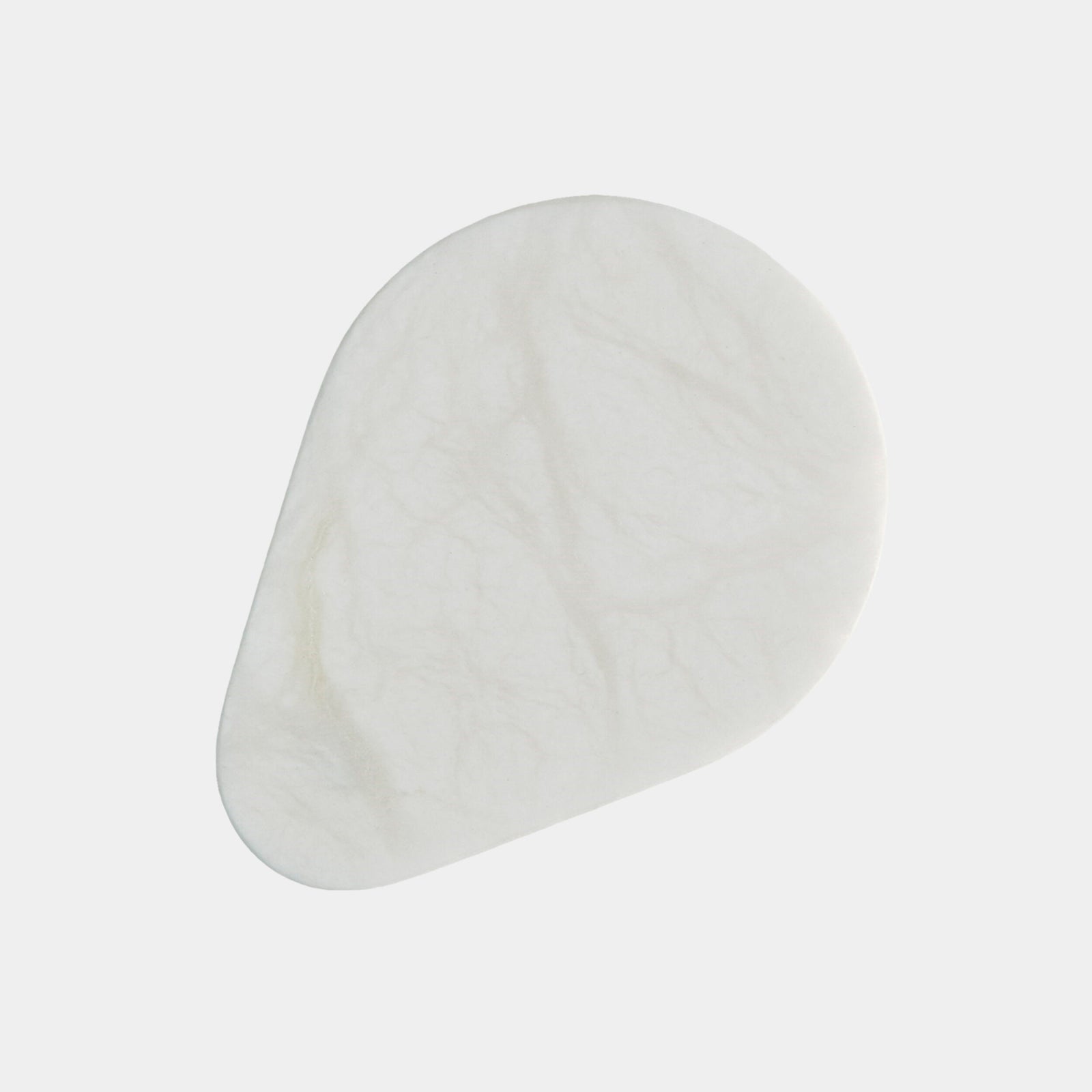Alabaster Teardrop Double Box-Swivel-White