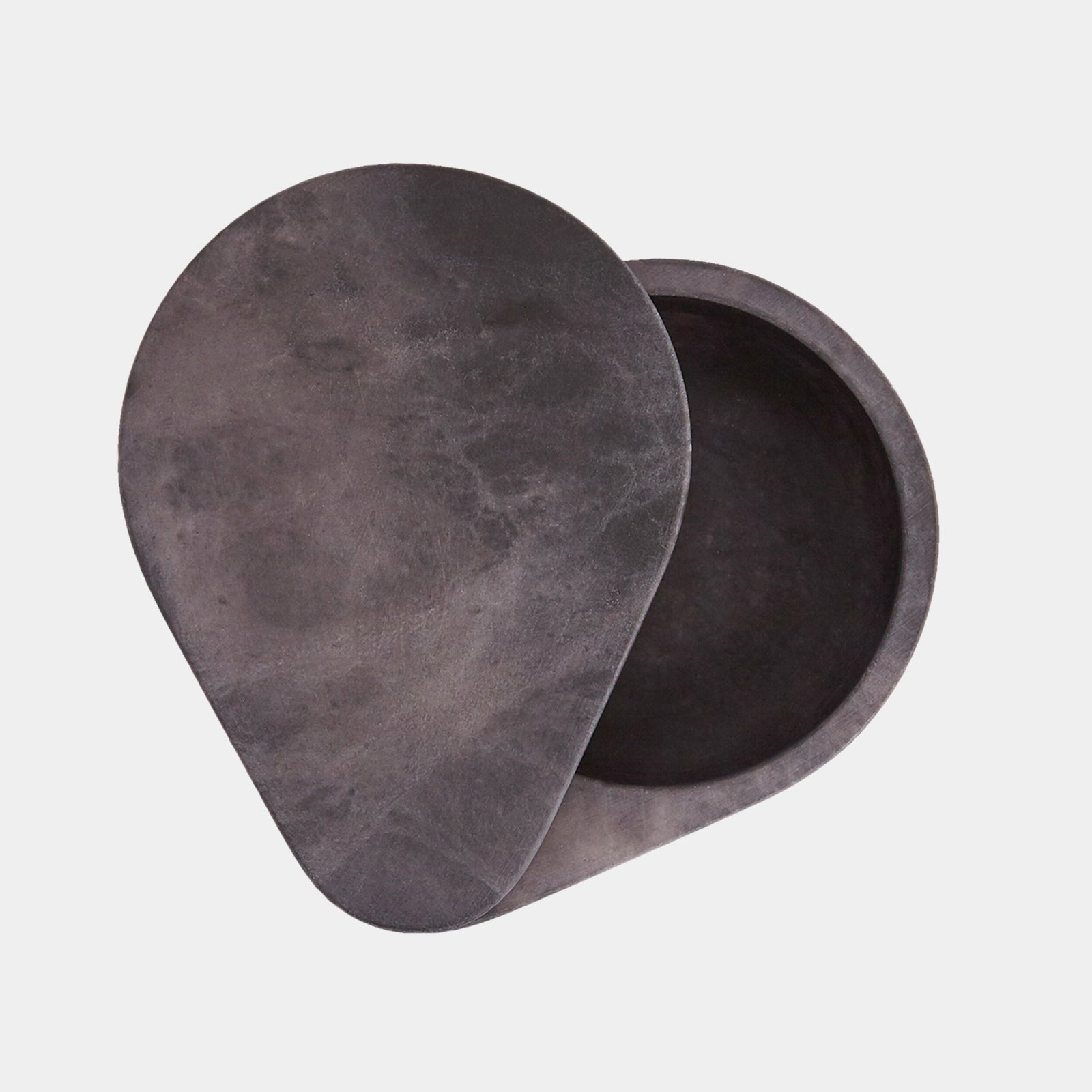 Alabaster Teardrop Double Box-Swivel-Gray