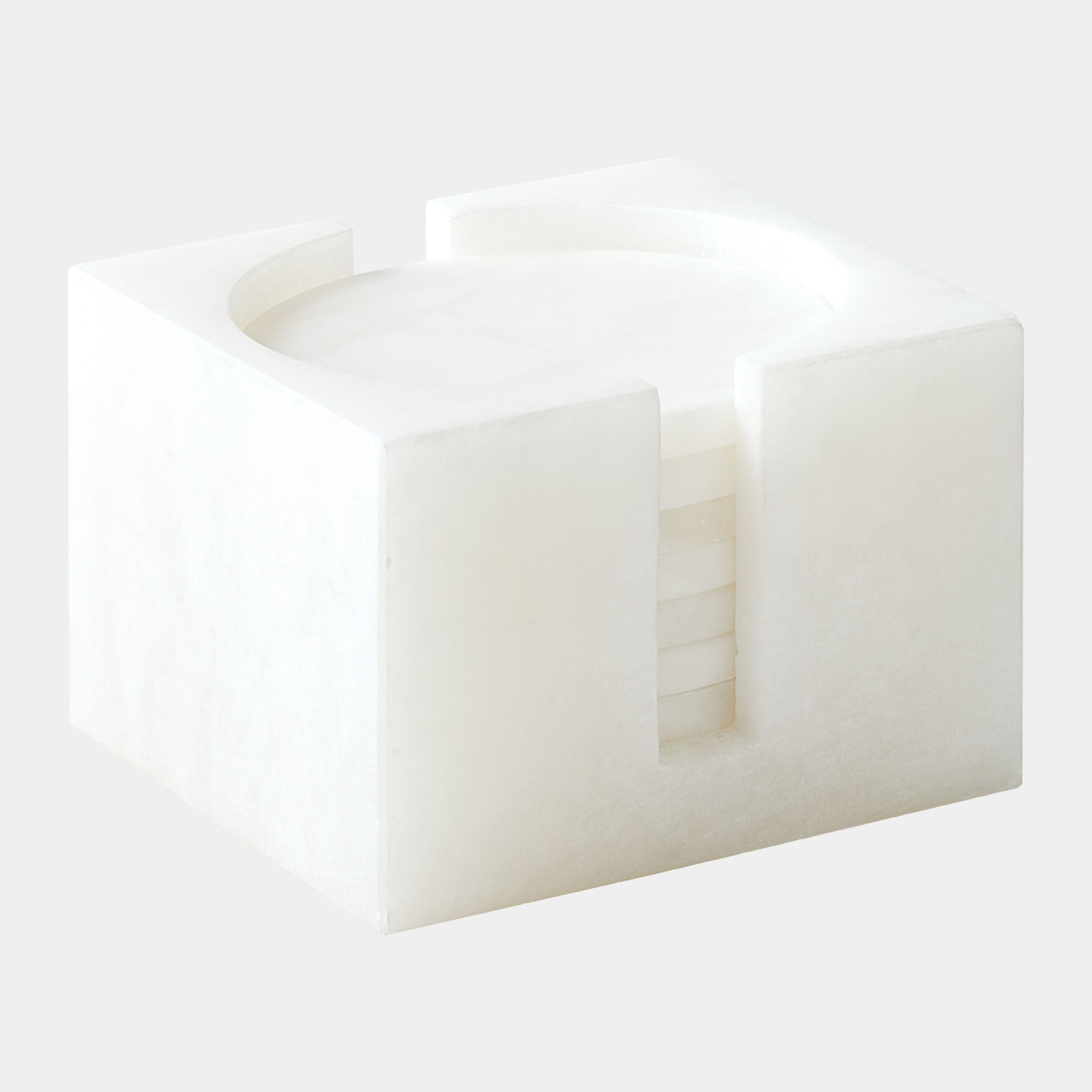 Alabaster Coasters w/Holder