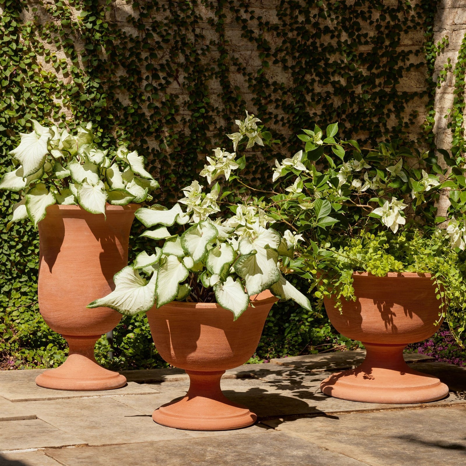 Villa Chalice Vase-Terracotta-Sm