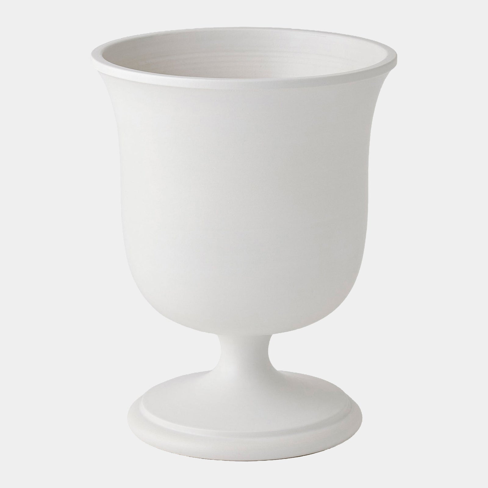 Villa Chalice Vase-Matte White-Lg