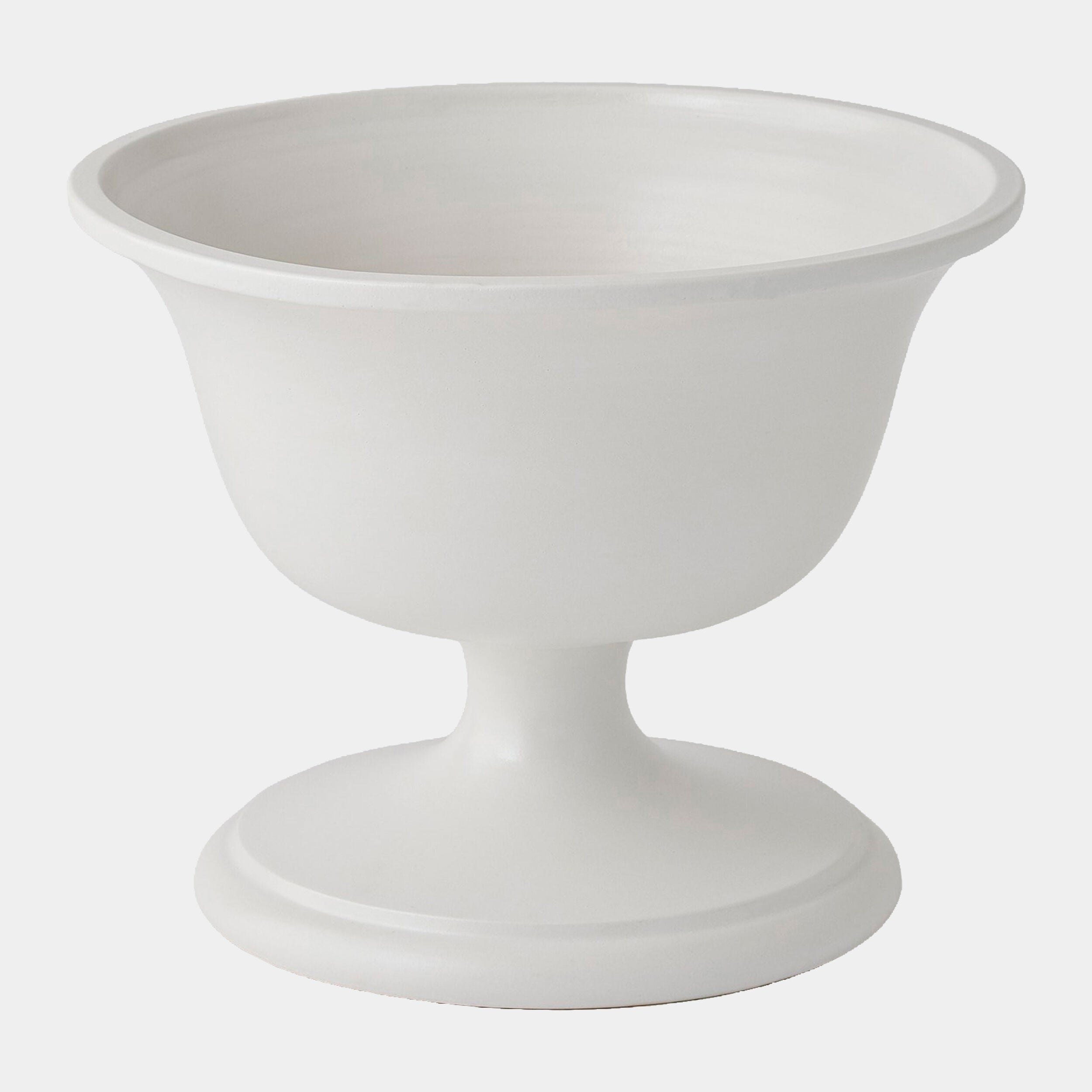 Villa Chalice Compote-Matte White-Lg