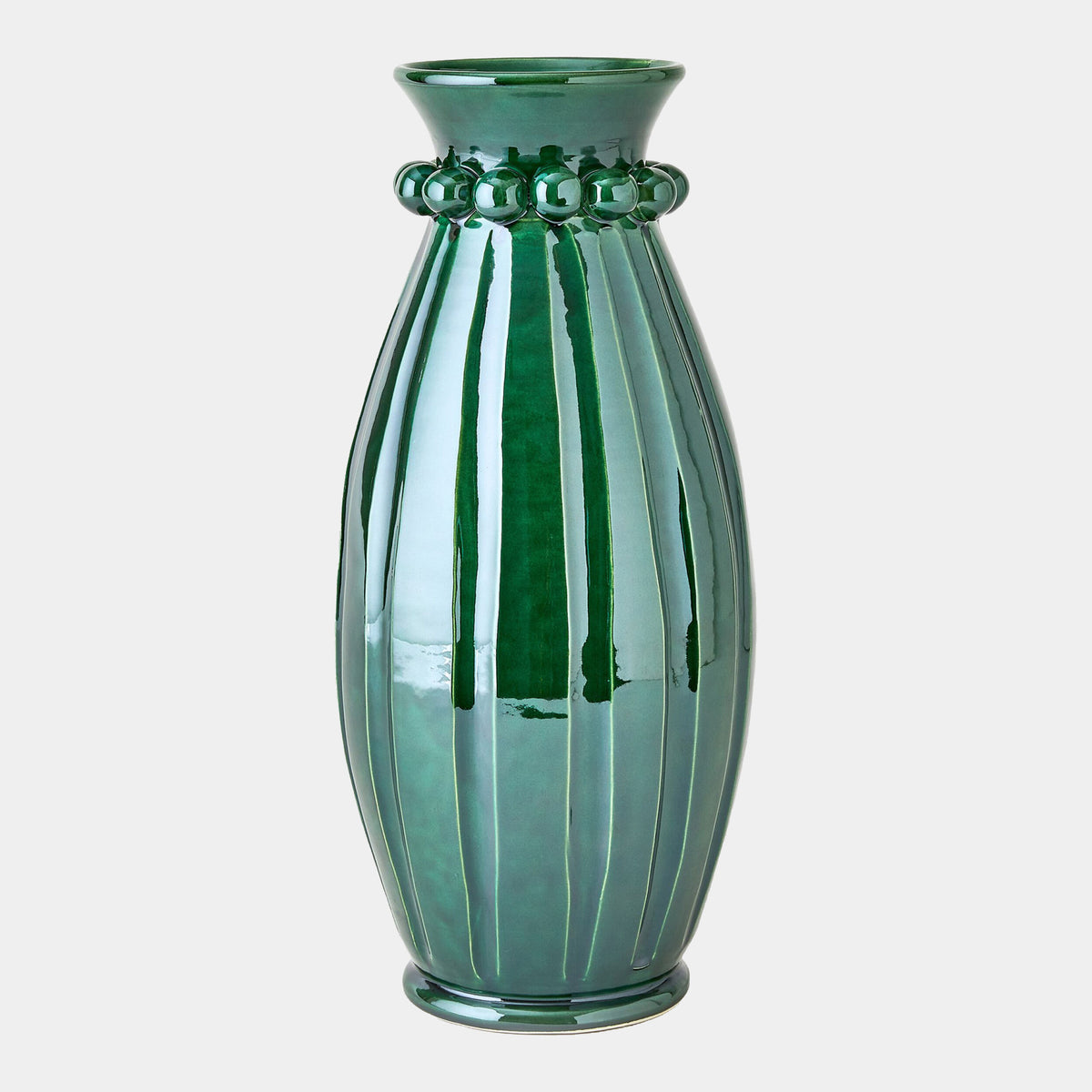 Pearl Vase-Emerald-Tall