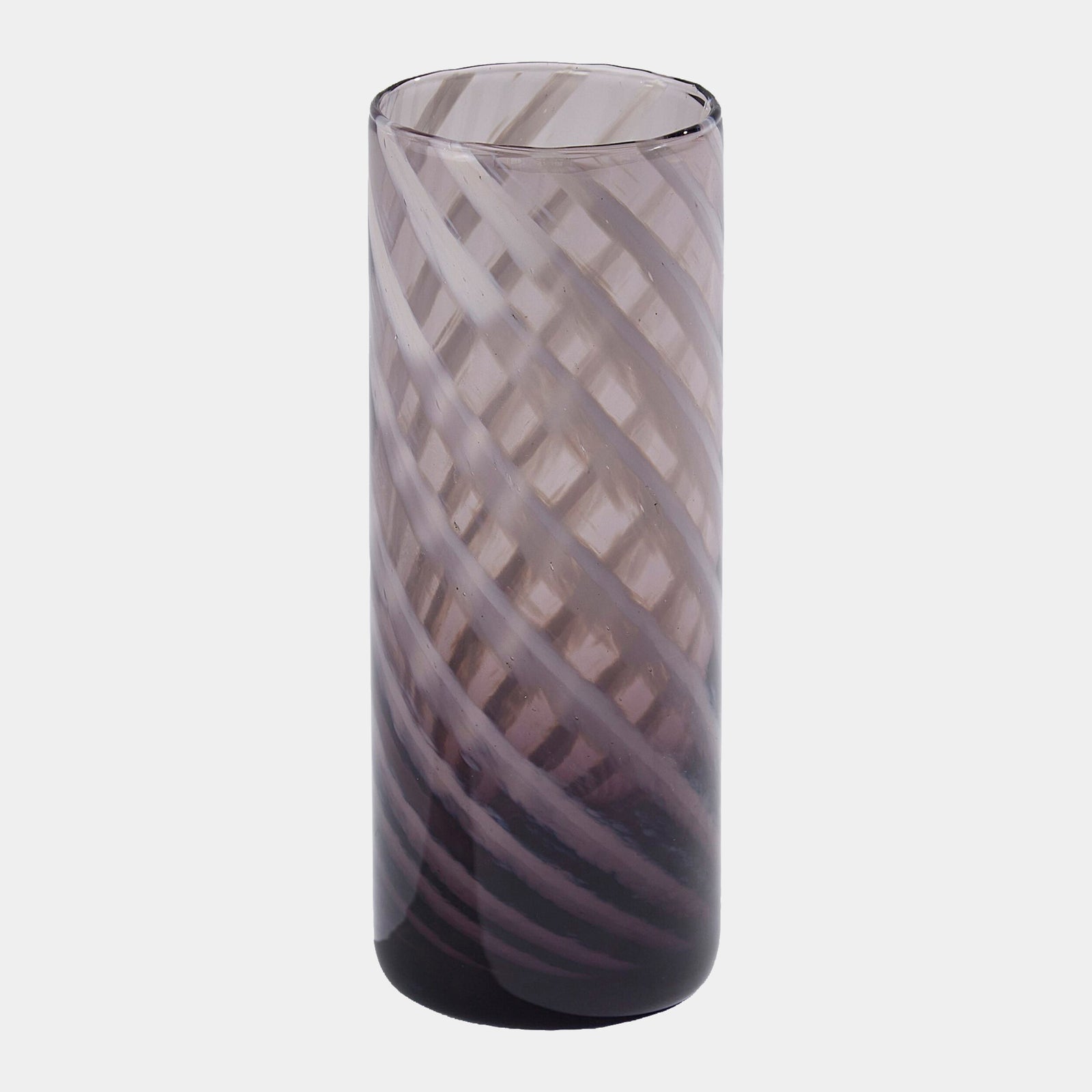 Swirl Highball Glass-Purple