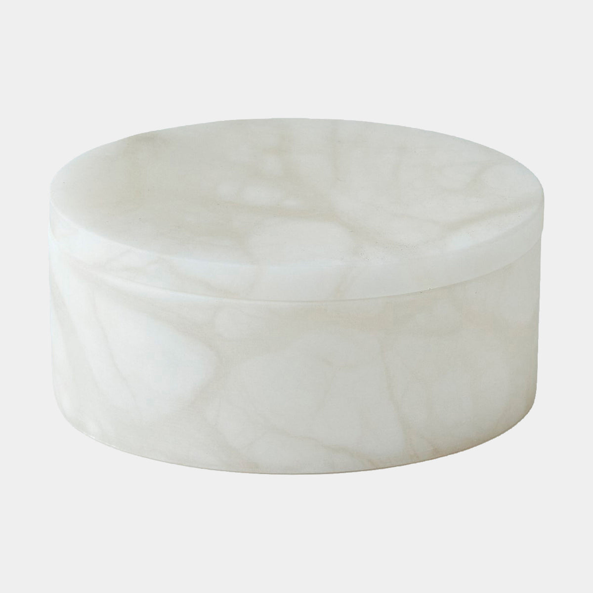 Elena Oval Box-Alabaster