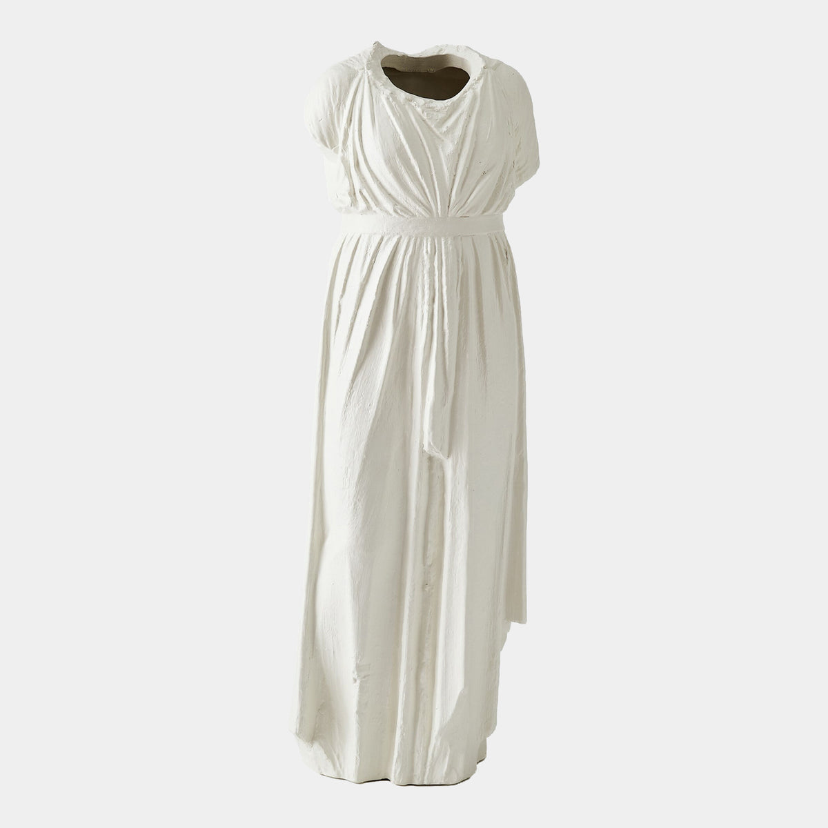 Greco Vase-Matte White-Lg