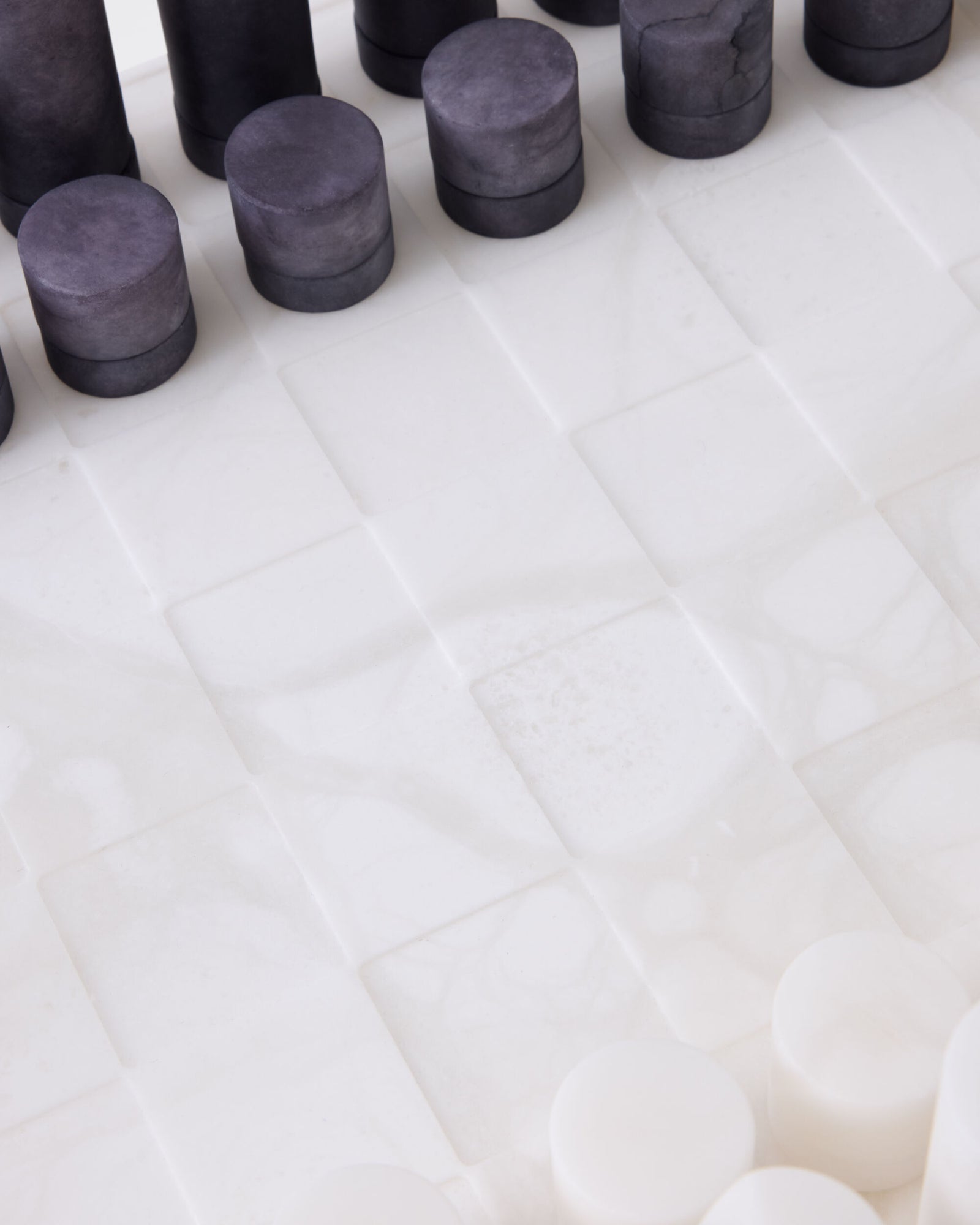 Augustus Alabaster Chess/Checkers Set