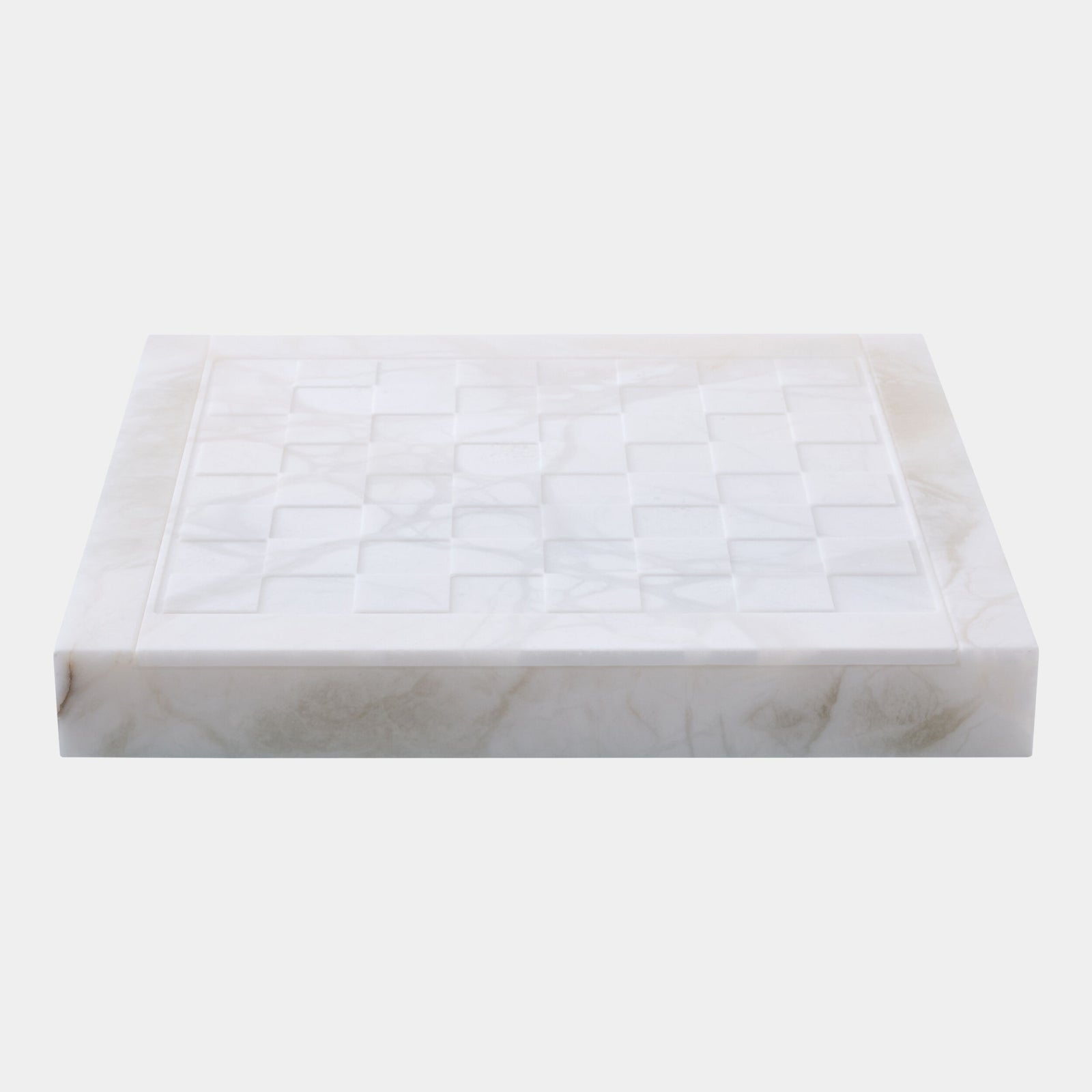 Augustus Alabaster Chess/Checkers Set
