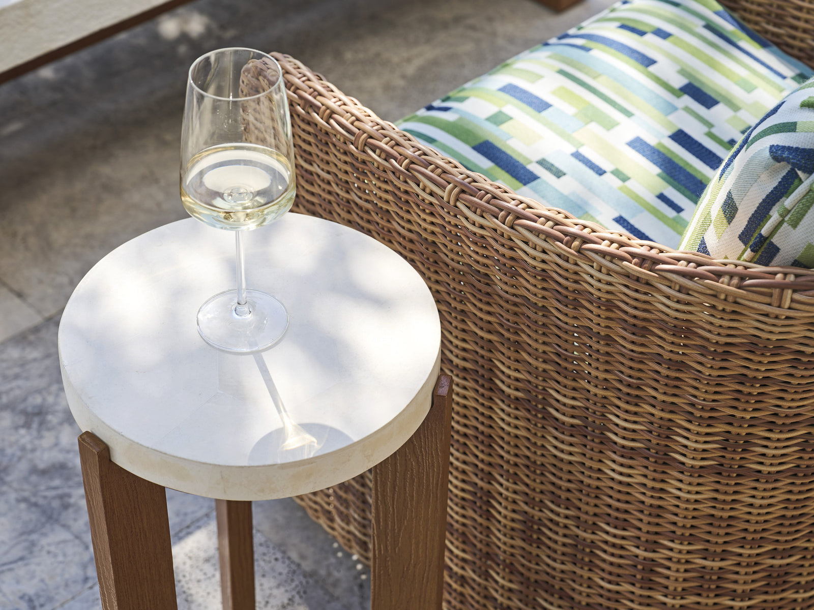 Accent Table Stone Top