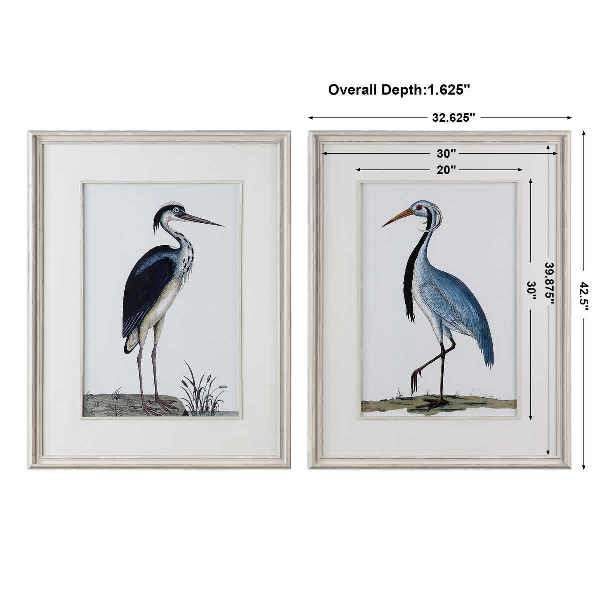 Shore Birds Framed Prints, S/2 – Art by Uttermost | Sutter & Vale